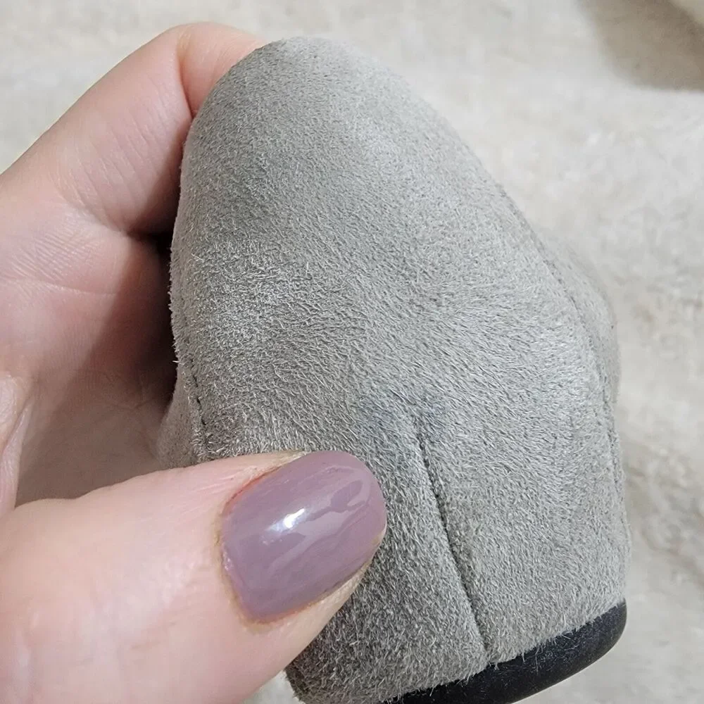 Dansko Lina Stone Suede Ballet Bow Flats‎ Comfort Size EU 36 US 5.5-6 EUC